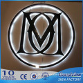 Outdoor wall mounted led metal lighting sign